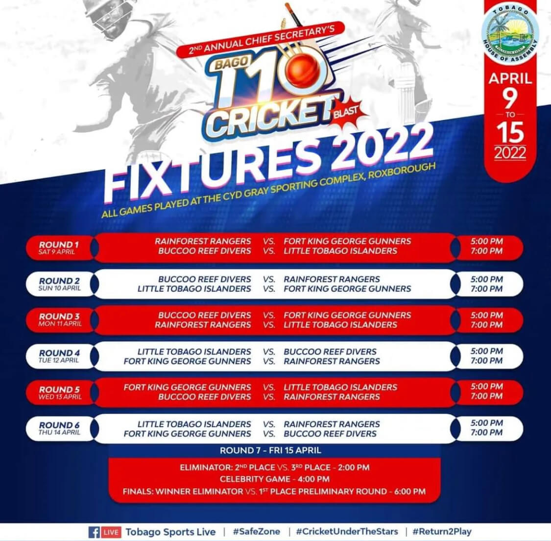 T10 Bago Cricket Poster